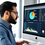 **

A professional data scientist, fully clothed in a modest business casual outfit, analyzing data visualizations on a large monitor in a modern, brightly lit office. The scene includes charts, graphs, and code snippets. The atmosphere is focused and productive. Safe for work, appropriate content, perfect anatomy, correct proportions, well-formed hands, proper finger count, natural body proportions, professional.

**