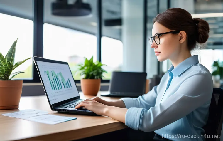 데이터과학자 경력관리 성공 사례 - **Prompt 1: Focused Data Scientist in a Modern Office**
    "A highly detailed, photo-realistic imag...