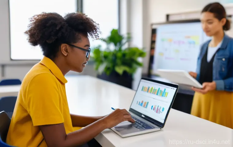 데이터과학자 이직 성공 사례 - **Prompt 1: The Accessible Beginning of a Data Science Journey**
    "A diverse group of adults, cas...