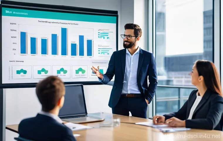 데이터과학자 이직 성공 사례 - **Prompt 2: The Marathon of Learning with Mentorship and Community Support**
    "A vibrant depictio...