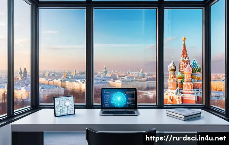 데이터과학자가 알아야 할 수학 개념 - A detailed digital illustration of a modern data scientist workspace featuring a large transparent s...